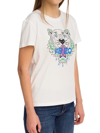 Белая футболка KENZO: фото 5 - Invogue